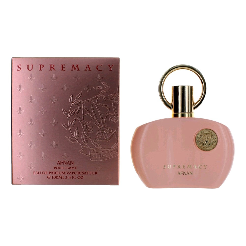 Bottle of Supremacy Pink by Afnan, 3.4 oz Eau de Parfum Spray for Women
