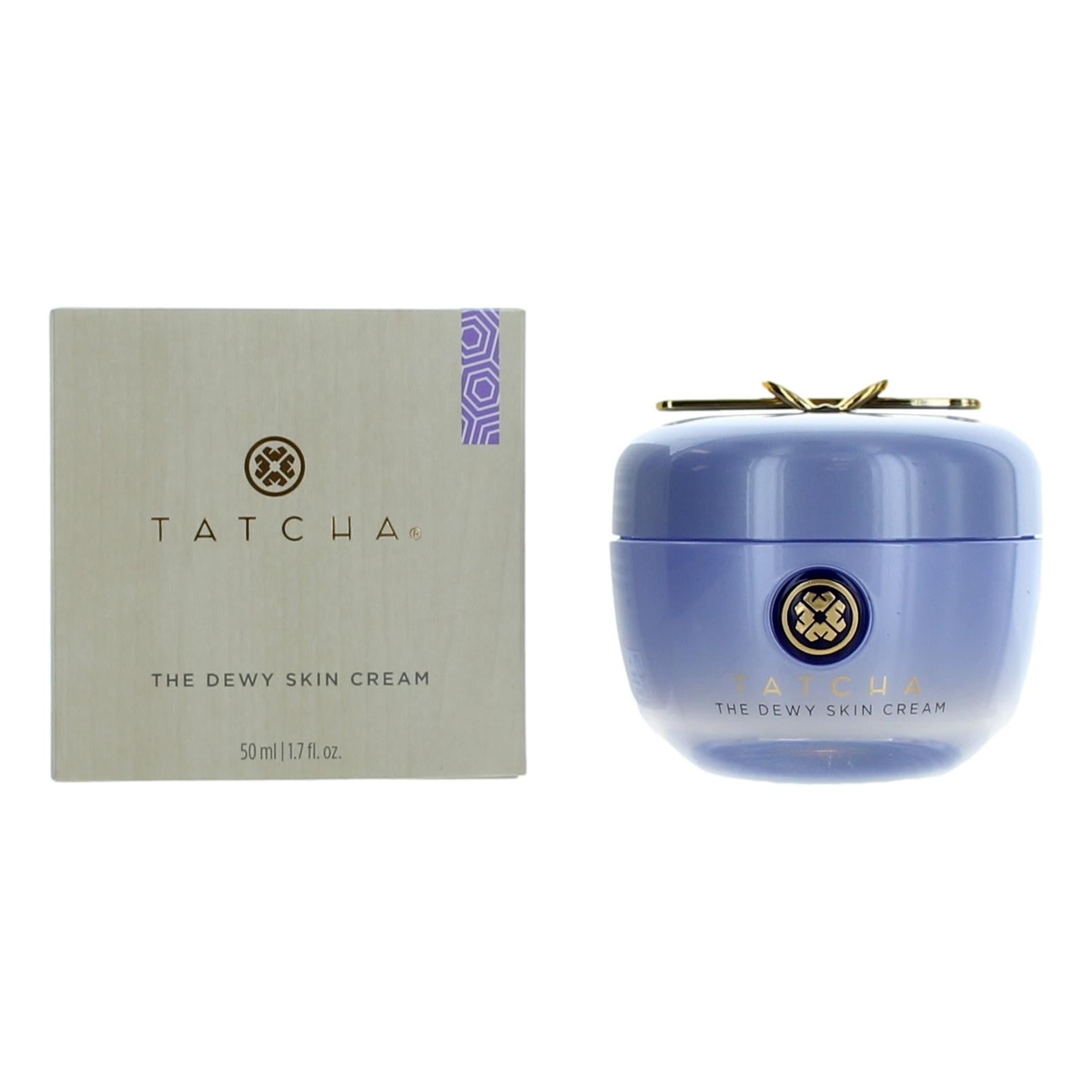 Bottle of Tatcha The Dewy Skin by Tatcha, 1.7 oz Replenishing & Plumping Moisturizer