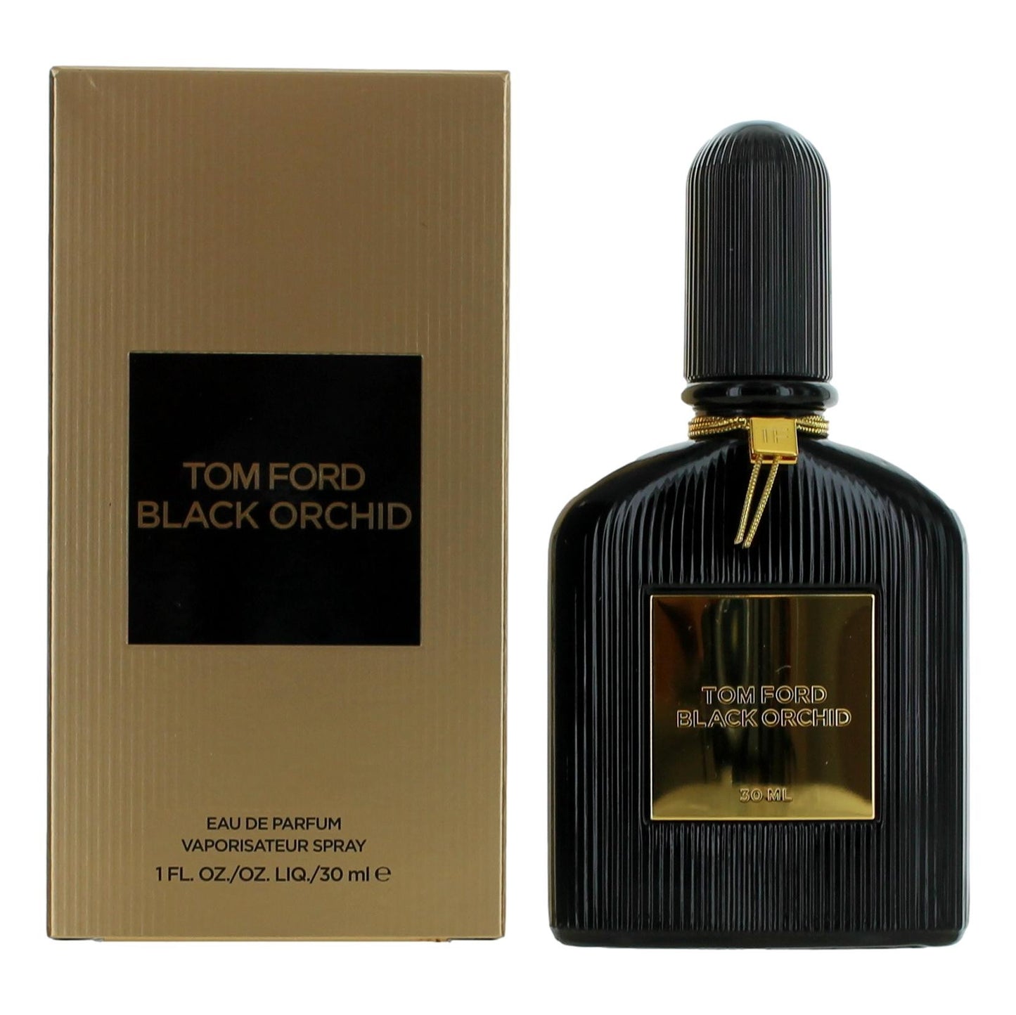 Bottle of Tom Ford Black Orchid by Tom Ford, 1 oz Parfum Spray for Women