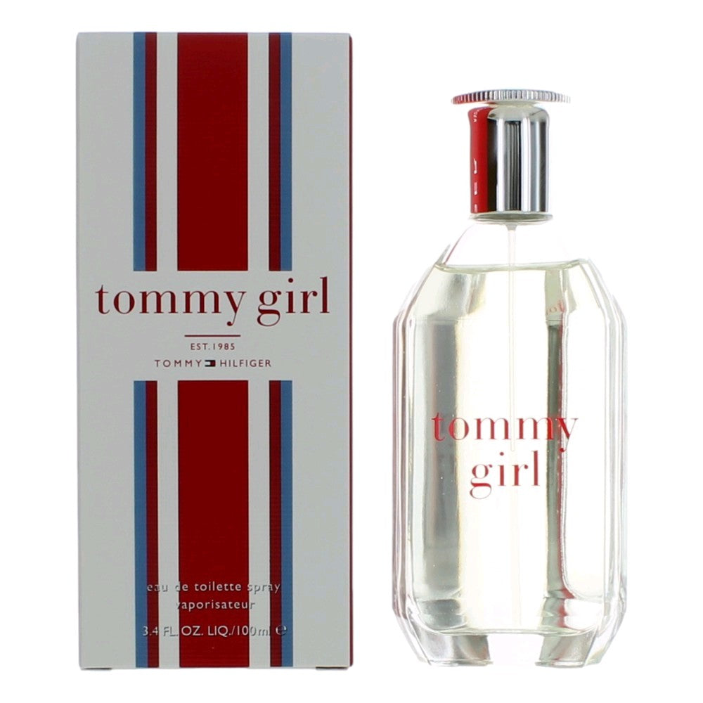 Bottle of Tommy Girl by Tommy Hilfiger, 3.4 oz Eau De Toilette Spray for Women