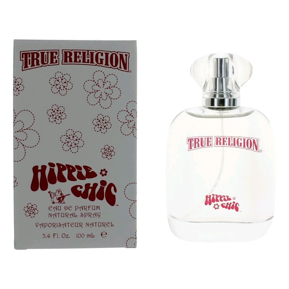 Bottle of Hippie Chic by True Religion, 3.4 oz Eau De Parfum Spray for Women