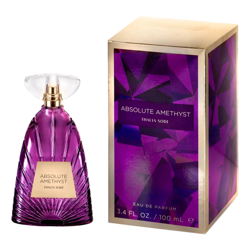 Bottle of Absolute Amethyst by Thalia Sodi, 3.4 oz Eau De Parfum Spray for Women