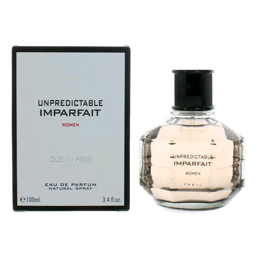 Bottle of Unpredictable Imparfait by Glenn Perri, 3.4 oz Eau De Parfum Spray for Women