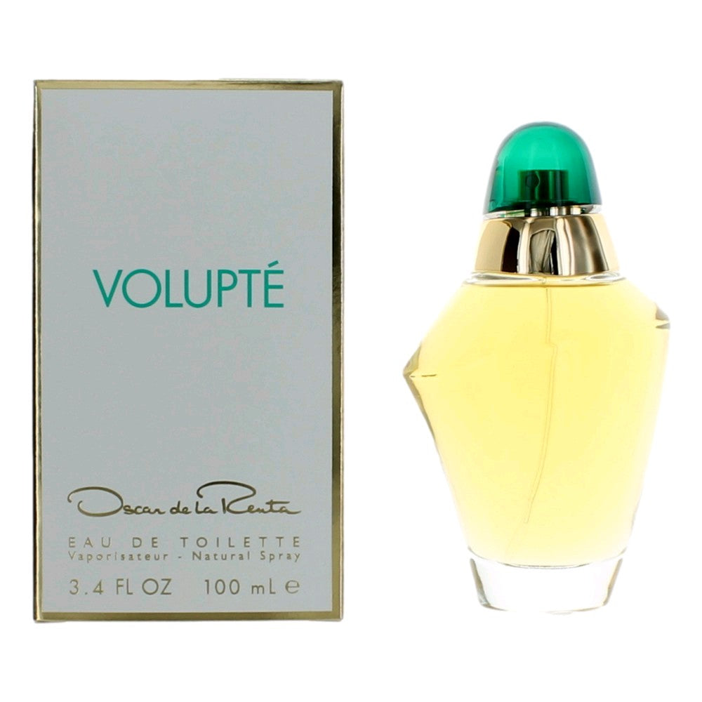 Bottle of Volupte by Oscar De La Renta, 3.3 oz Eau De Toilette Spray for Women