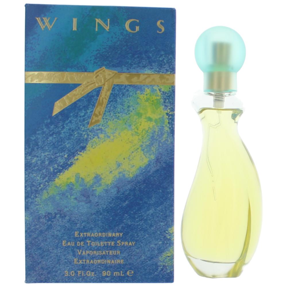 Bottle of Wings by Beverly Hills, 3 oz Eau De Toilette Spray for Women