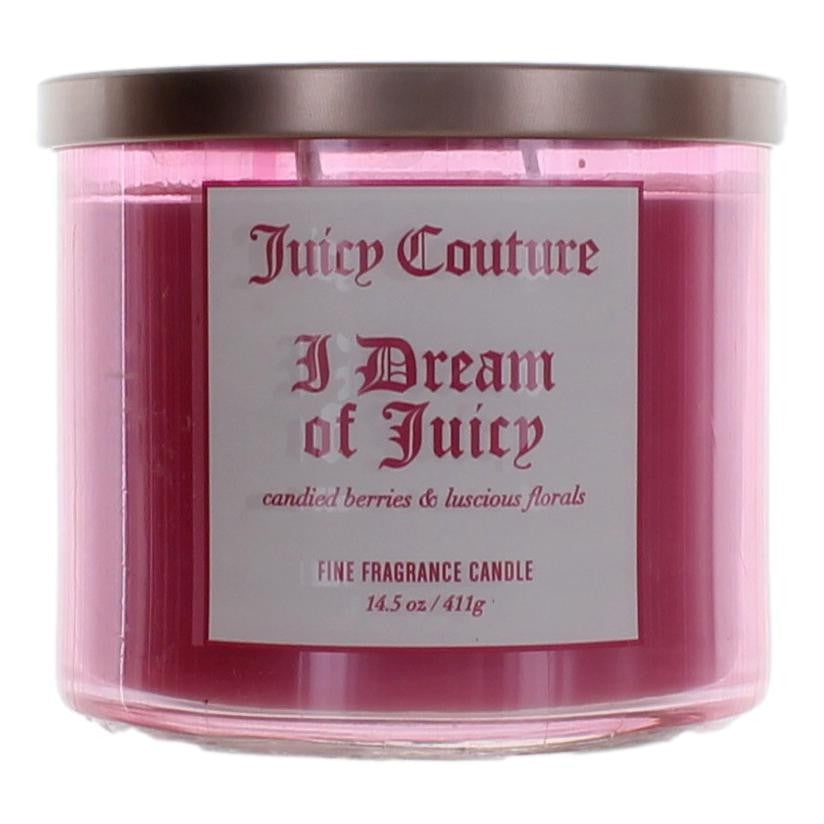 Jar of Juicy Couture 14.5 oz Soy Wax Blend 3 Wick Candle - I Dream Of Juicy